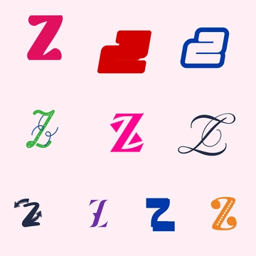 Free Z Letter Design Template Clipart to Edit Online