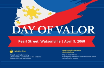 Free Day of Valor Banner Template to Edit Online