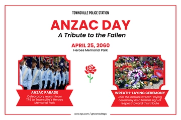 Free Anzac Day Banner Template to Edit Online