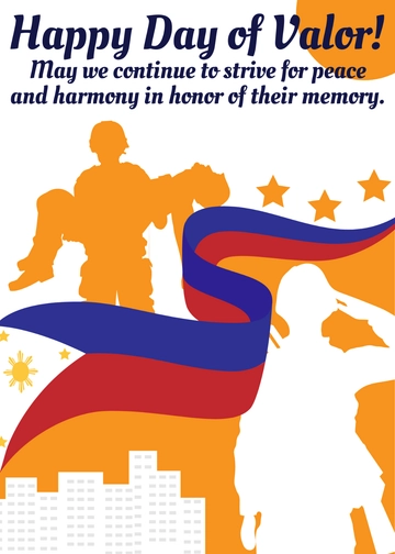Free Day of Valor Wishes Template to Edit Online