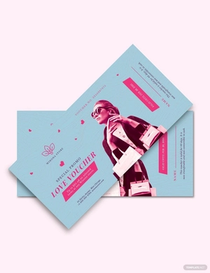 Romantic Love Voucher Template For Wife