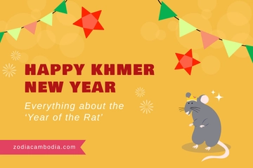 Free Khmer New Year Blog Banner Template to Edit Online