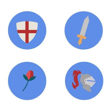 Free St. George's Day Icons Template to Edit Online