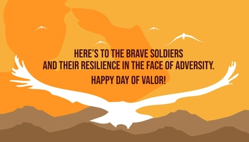 Free Day of Valor Card Template to Edit Online