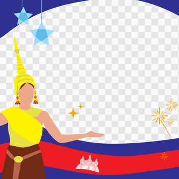 Free Khmer New Year Transparent Template Clipart to Edit Online