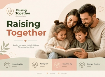 Free Parents Blog Banner Template to Edit Online