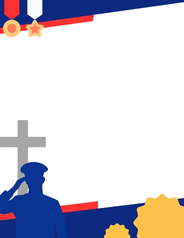 Free Day of Valor Border Template to Edit Online
