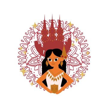 Free Khmer New Year ClipArt Template to Edit Online