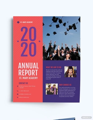 Annual Report Flyer Template