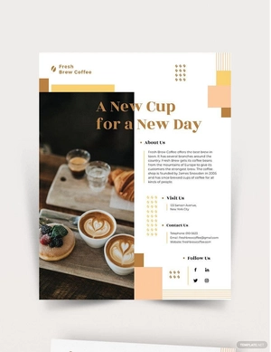 Coffee Shop Flyer Template