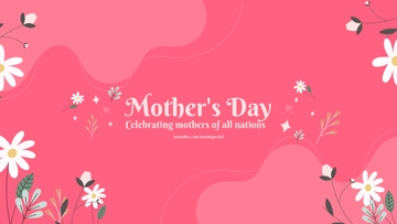 Free Mother's Day Youtube Banner Template to Edit Online