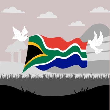 Free South Africa Freedom Day Clipart Template to Edit Online