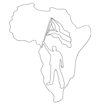 Free South Africa Freedom Day Outline Template Clipart to Edit Online