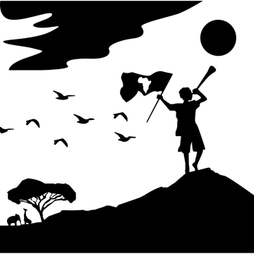 Free South Africa Freedom Day Silhouette Template to Edit Online
