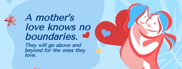 Free Mother Facebook Cover Banner Template to Edit Online