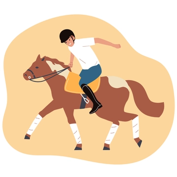 Free Horse Race Clipart Template to Edit Online