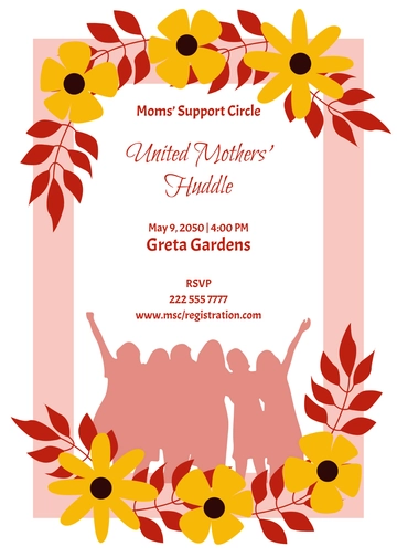 Free Mother Invitation Template to Edit Online