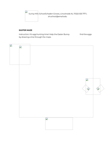 Free Easter Puzzle Template to Edit Online