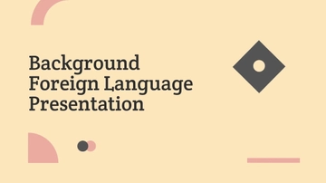 Free Background Foreign Language Presentation Template to Edit Online
