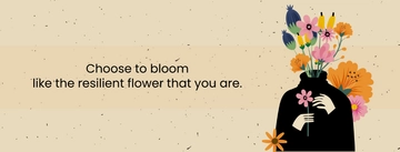Free Flowers Facebook Cover Banner Template to Edit Online