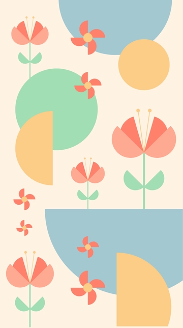 Free Flowers WallPaper Template to Edit Online