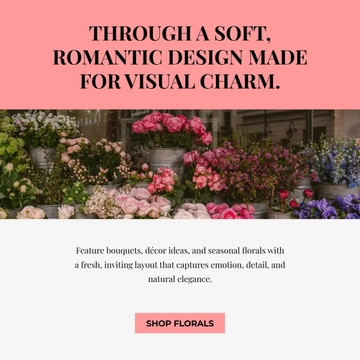 Free Flowers Facebook Post Template to Edit Online