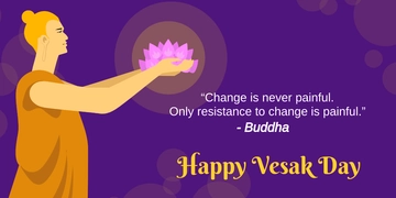 Free Vesak Twitter Post  Template to Edit Online Free Vesak Twitter Post  Template to Edit Online
