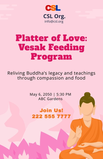 Free Vesak Event Template to Edit Online Free Vesak Event Template to Edit Online