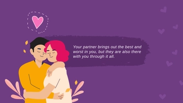 Free Couple Appreciation Month Youtube Banner Template to Edit Online