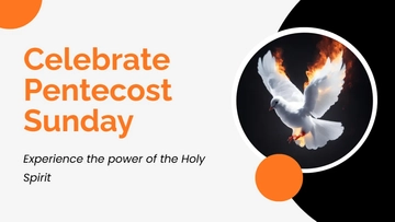 Free Pentecost Sunday Youtube Thumbnail Cover Template to Edit Online