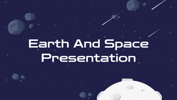 Free Earth And Space Presentation Template to Edit Online