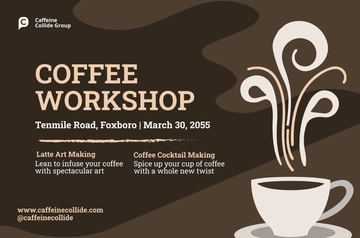 Free Coffee Banner Template to Edit Online
