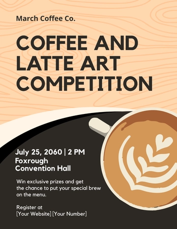 Free Coffee Flyer  Template to Edit Online