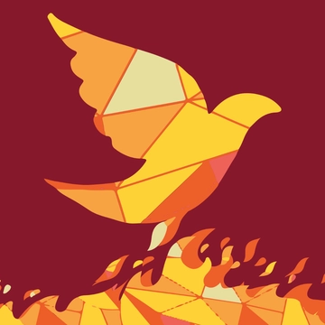 Free Pentecost Sunday Art Template to Edit Online