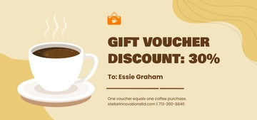 Free Coffee Voucher Template to Edit Online