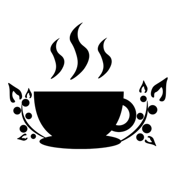 Free Coffee Silhouette Template to Edit Online