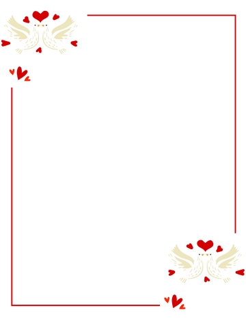 Free Couple Appreciation Month Border Template to Edit Online