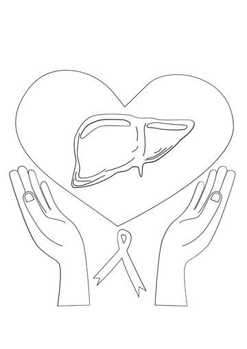 Free Hepatitis Awareness Month Drawing Template to Edit Online