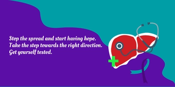 Free Hepatitis Awareness Month Twitter Post  Template to Edit Online