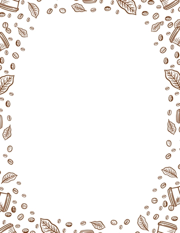 Free Coffee Border Template to Edit Online
