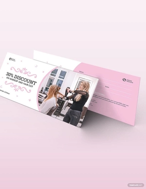Beauty Parlour Voucher Template