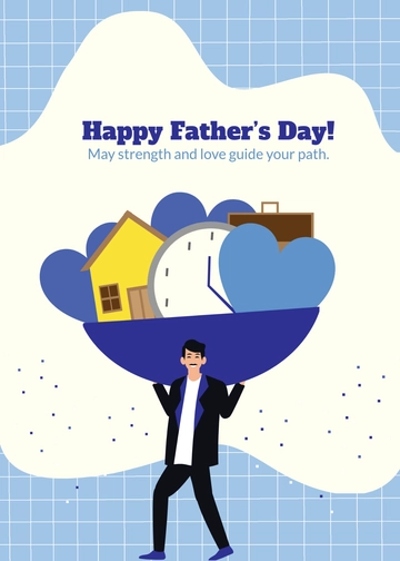 Free Father Wishes Template to Edit Online