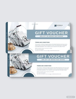 Book Promotion Voucher Template