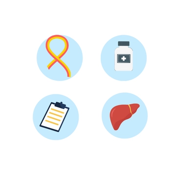 Free Hepatitis Awareness Month Icons Template to Edit Online