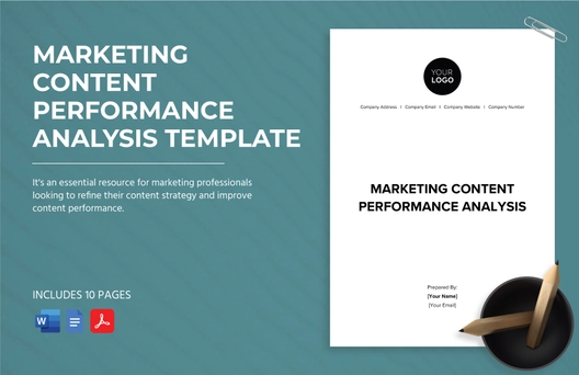 Marketing Content Performance Analysis Template