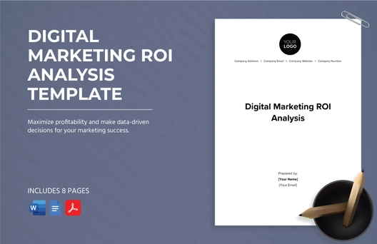Digital Marketing ROI Analysis Template