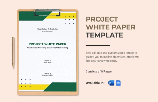 Project White Paper Template