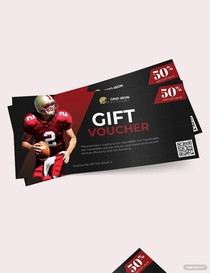 Football Voucher Template