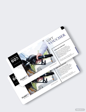 Gas Promotion Voucher Template