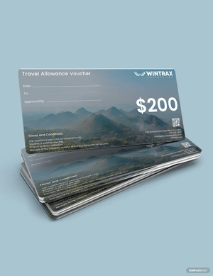 Travel Allowance Business Voucher Template